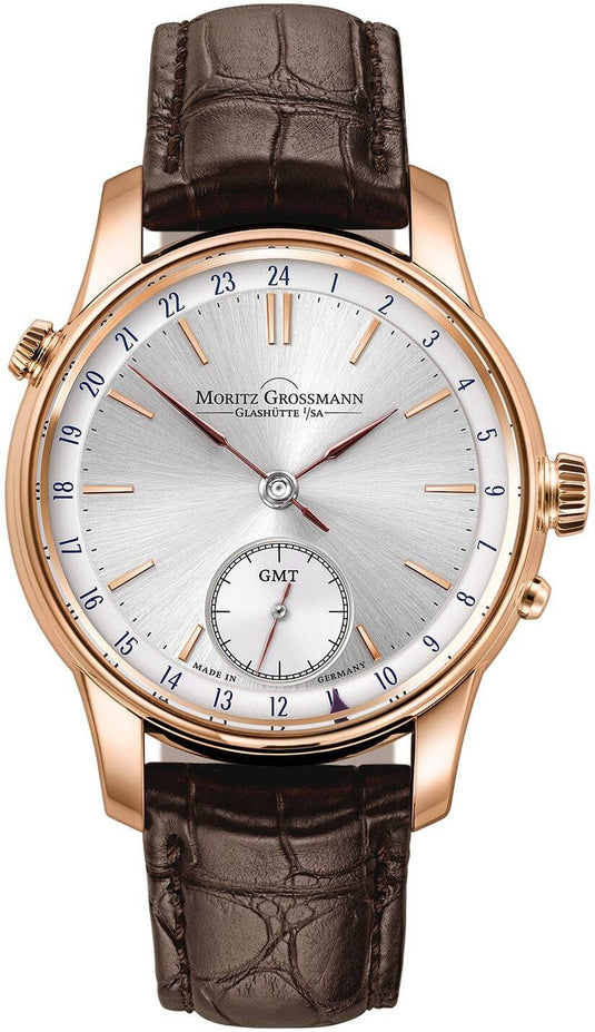 Moritz Grossmann GMT Rose Gold Argenté