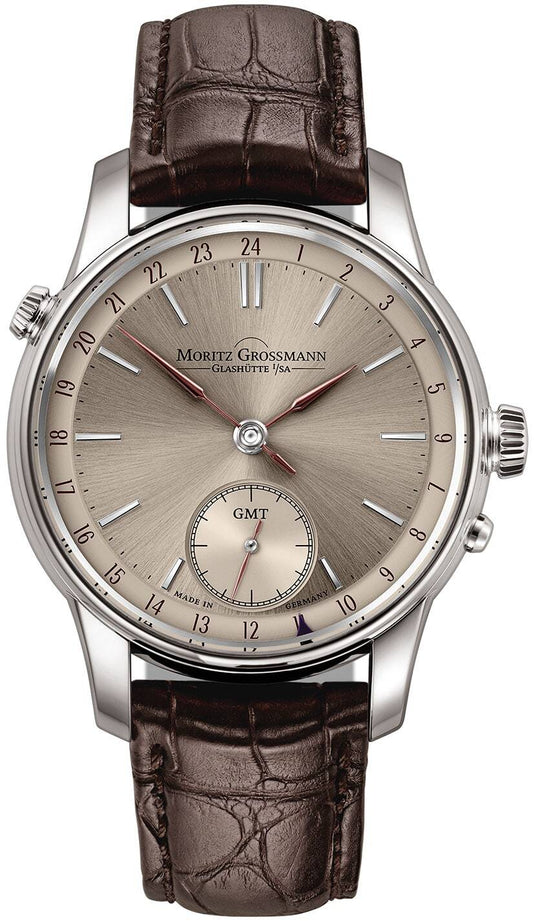 Moritz Grossmann GMT White Gold Champagner