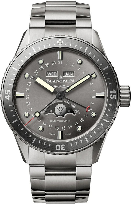 Blancpain Fifty Fathoms Bathyscaphe Complete Calendar Titanium 5054 1210 98S