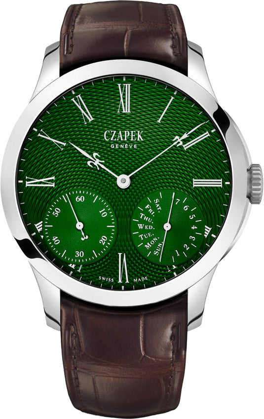 Czapek Quai Des Bergues Emerald Green L