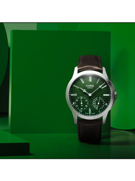 Czapek Quai Des Bergues Emerald Green L