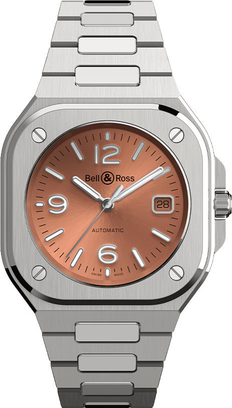 Bell & Ross BR 05 Copper Brown on Bracelet