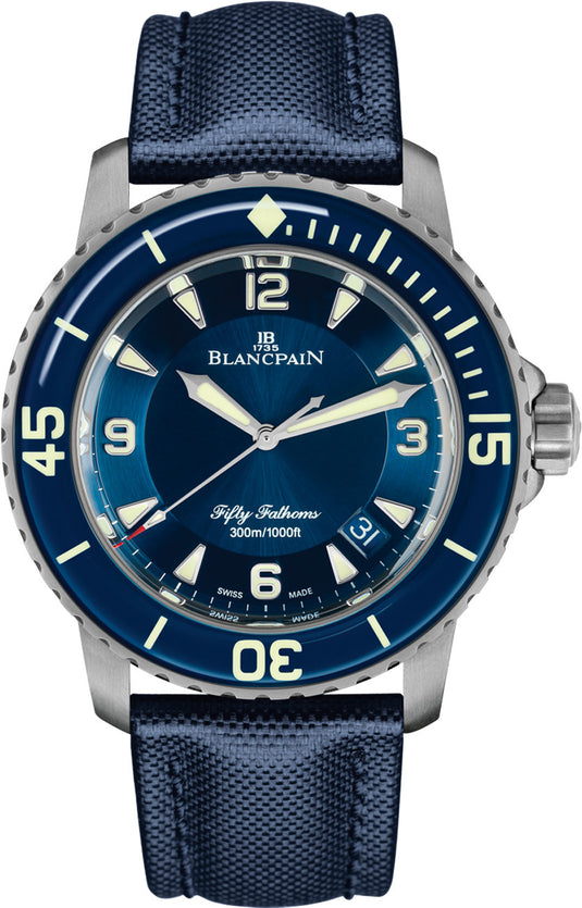 Blancpain Fifty Fathoms 5015 12B40 O52A Blue Dial