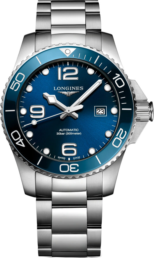 Longines Hydroconquest 43mm Blue Dial on Bracelet L3.782.4.96.6