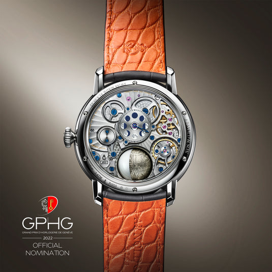 Arnold & Son Luna Magna Platinum Meteorite