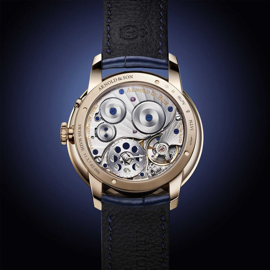 Arnold & Son Perpetual Moon 41.5 Gold - Blue Stellar Rays