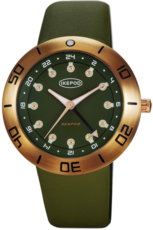 Ikepod Seapod GMT Diver Bronze Yves