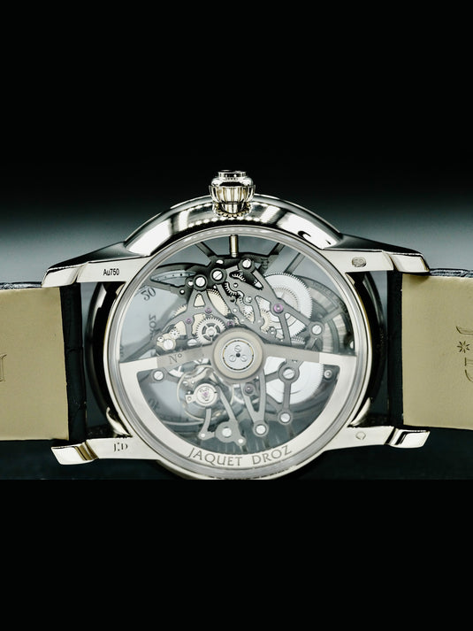 Jaquet Droz Grande Seconde Skelet-One White Gold Sapphire J003524240