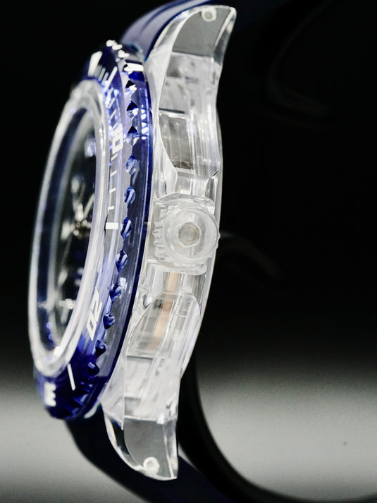 ArtyA Diver Crystal Aventurine Blue Bezel Unique Piece