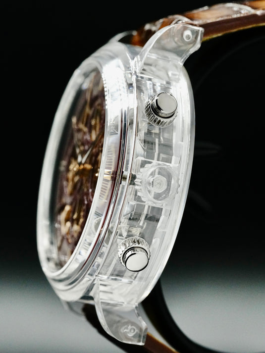 ArtyA Burgundy Red Chrono Crystal