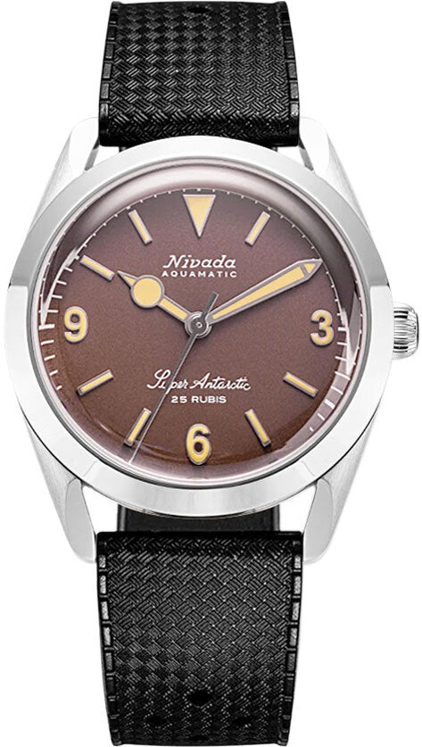 Nivada Grenchen Super Antarctic 3.6.9 Brown No Vintage Effect Beige Luminous 32041A01