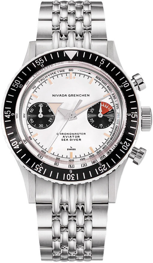 Nivada Grenchen Chronomaster Panda Automatic 86004A04