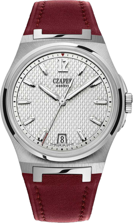 Czapek Antarctique Passage De Drake Ice White Full Red