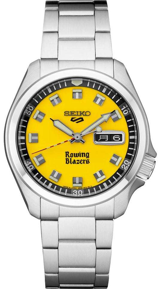 Seiko 5 Sports x Rowing Blazers SRPJ69 Yellow Dial