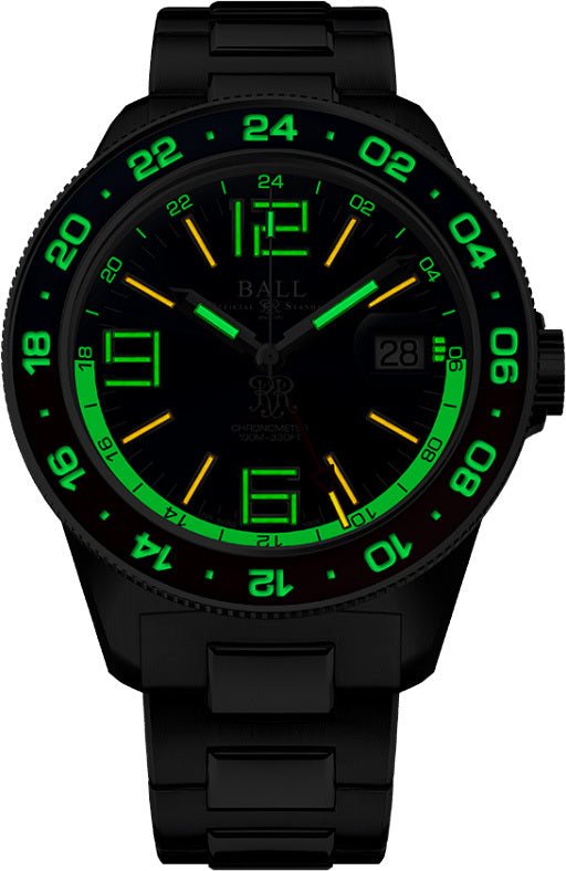 Ball DG3028C-S1CJ-BK Engineer III Maverick GMT 40mm Black Dial