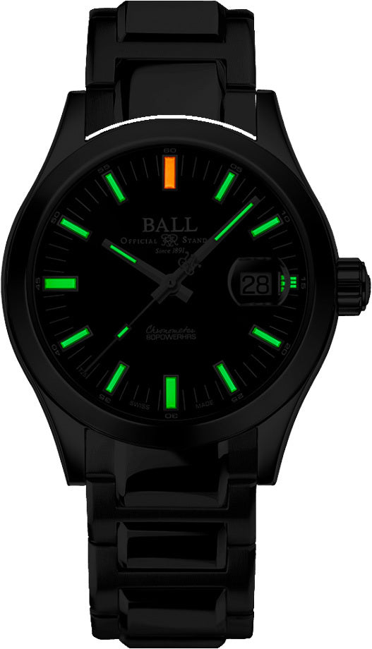 Ball NM9032C-S1CJ-BK Engineer M Marvelight 40mm Black Dial