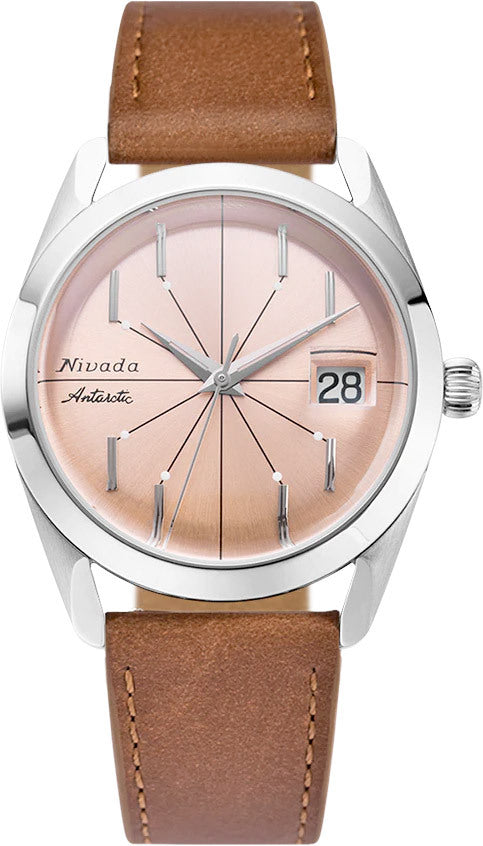 Nivada Grenchen 32042A16 Antarctic Spider Salmon