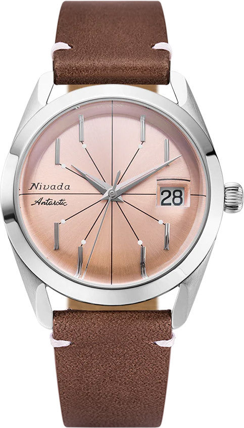 Nivada Grenchen 32042A14 Antarctic Spider Salmon