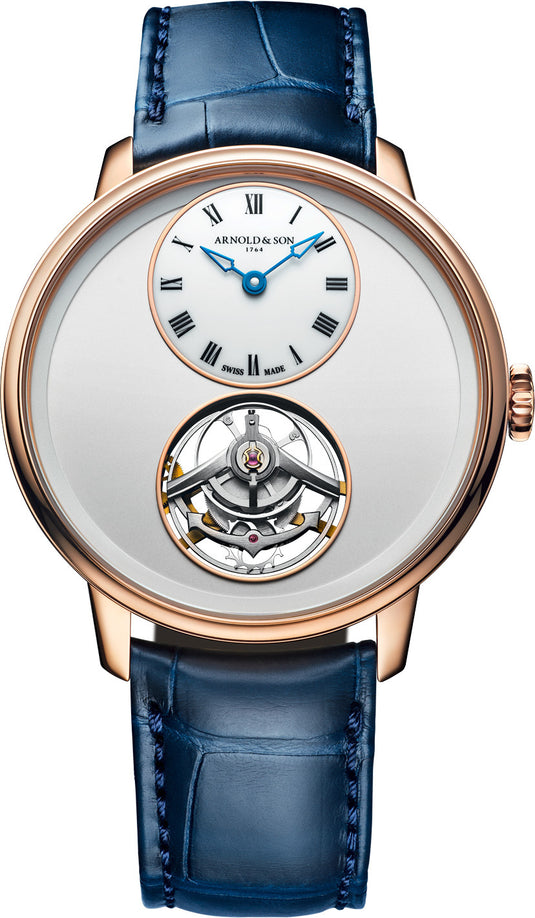Arnold & Son Ultrathin Touribillon Gold Silver Opaline
