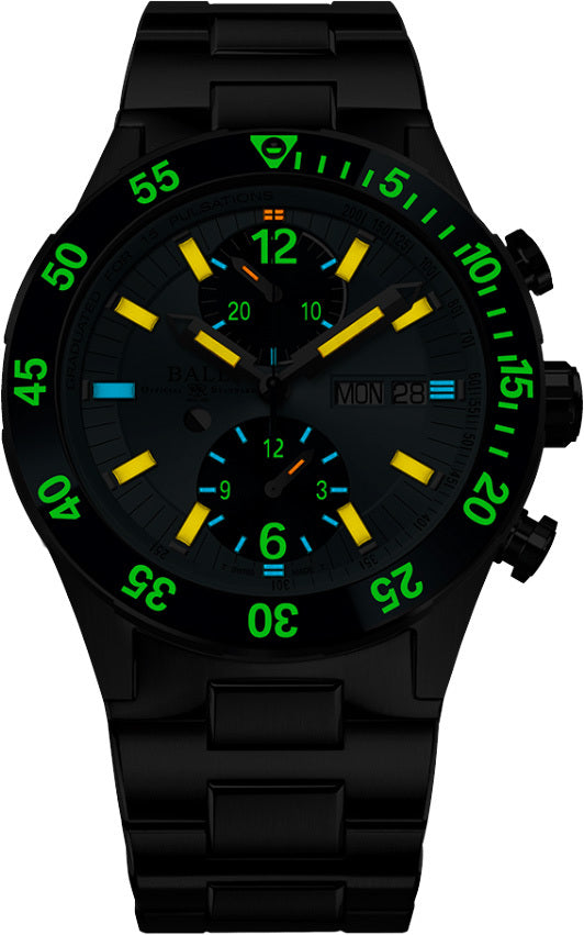 Ball DC3030C-S3-IBEBE Roadmaster Rescue Chronograph Ice Blue Dial
