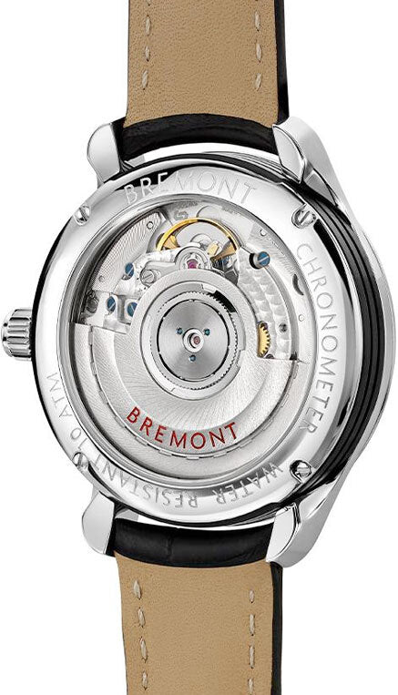 Bremont SOLO34-LC-WH-S White on Leather Strap