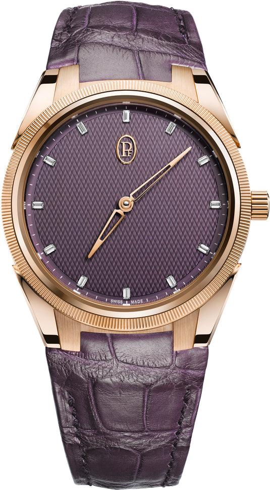 Parmigiani Fleurier Tonda PF Rose Gold Deep Ruby 36mm on Strap