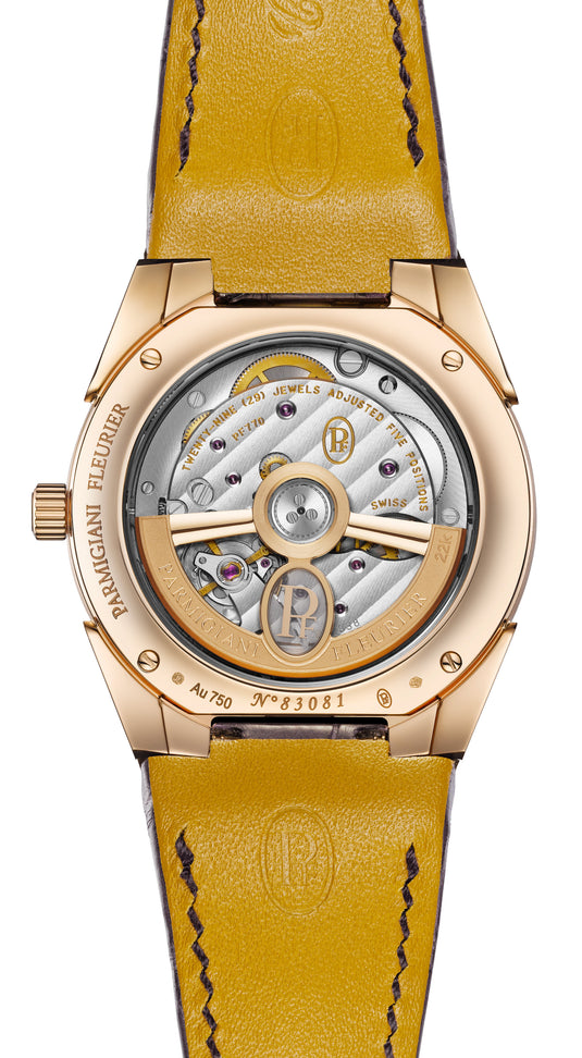 Parmigiani Fleurier Tonda PF Rose Gold Deep Ruby 36mm on Strap