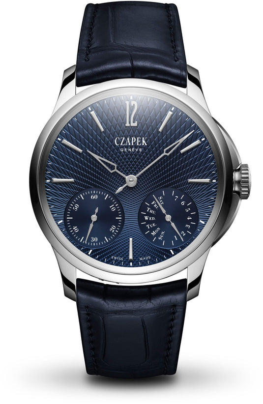 Czapek No. 17 Quai des Bergues Double Soleil Deep Blue