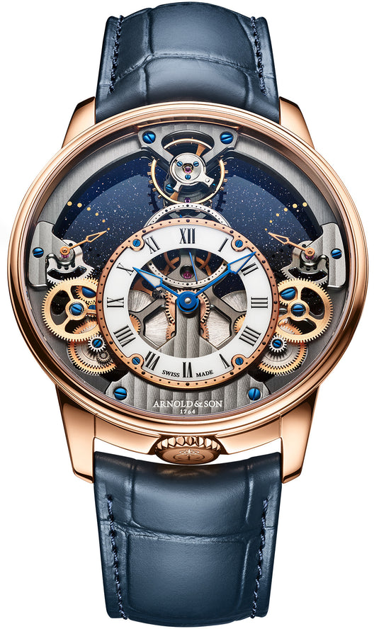 Arnold & Son Time Pyramid 42.5 Red Gold