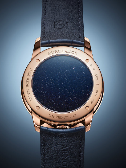 Arnold & Son Time Pyramid 42.5 Red Gold