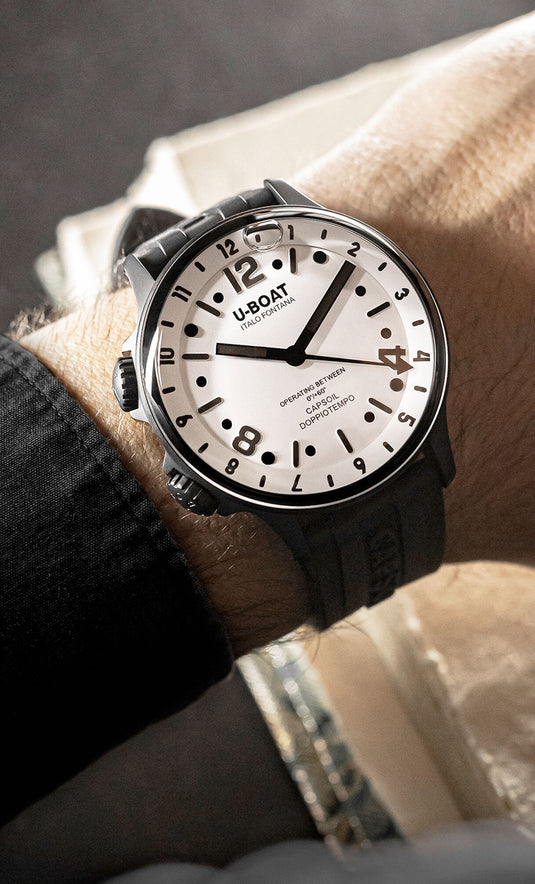 U-Boat 8889/B Capsoil Doppiotempo 45mm DLC Black