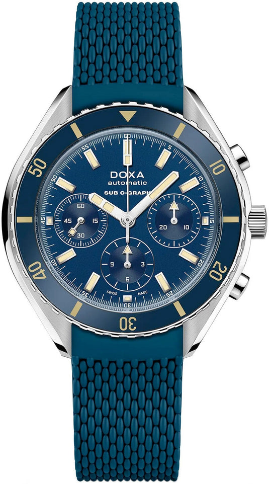 DOXA Sub 200 C-Graph Caribbean 798.10.201.32 on Strap