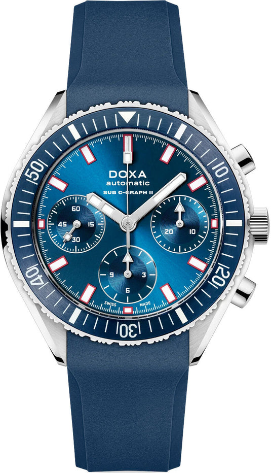 DOXA Sub 200 C-Graph II Caribbean 797.10.201.32 on Strap