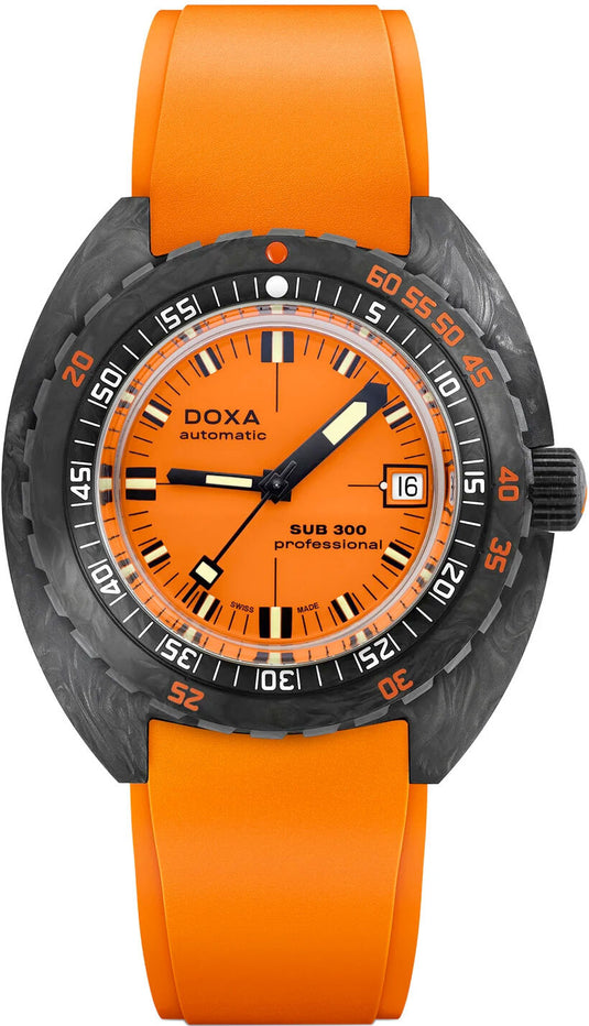 DOXA Sub 300 Carbon Professional 822.70.351.21 on Strap