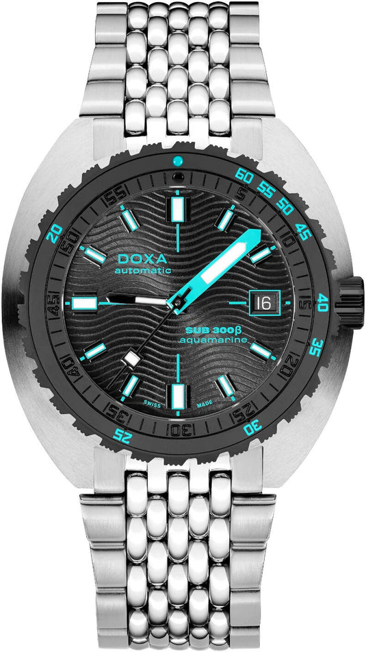 DOXA Sub 300β Aquamarine 830.10.241.10 on Bracelet