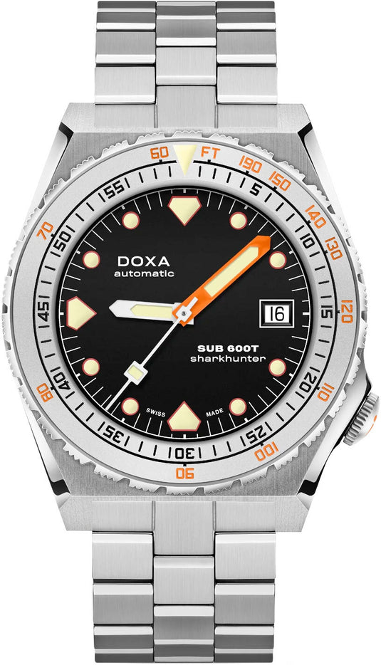 DOXA Sub 600T Sharkhunter 862.10.101.10 on Bracelet