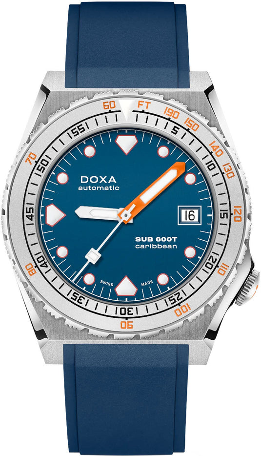 DOXA Sub 600T Caribbean 862.10.201.32 on Strap