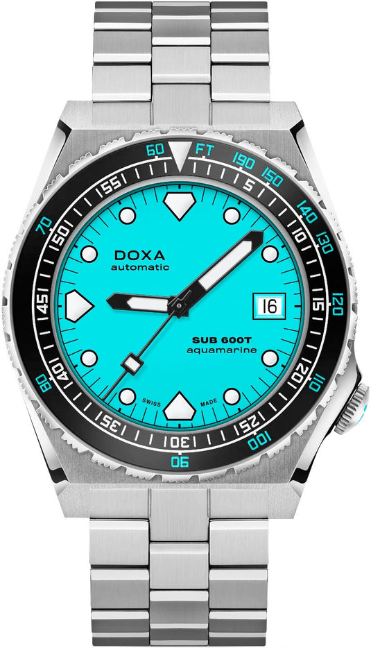Doxa Sub 600T Aquamarine 861.10.241.10 on Bracelet