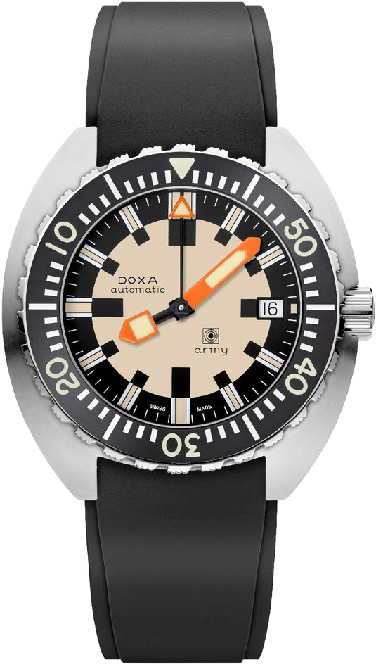 DOXA Army Stainless Steel Bezel 785.10.031.20 on Strap