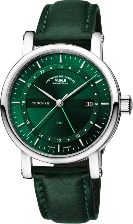 Mühle Glashütte Teutonia II GMT Green Dial