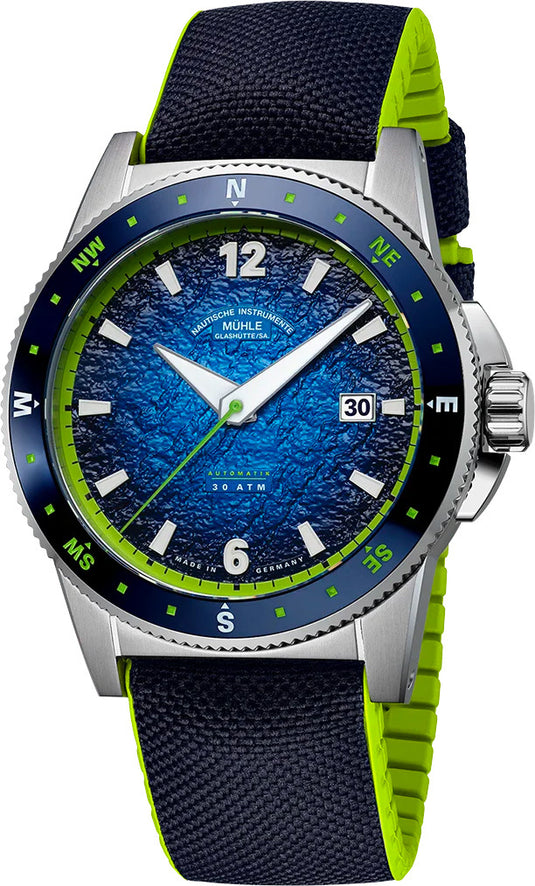 Mühle Glashütte Sportivo Compass Date on Strap