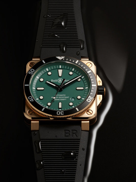 Bell & Ross BR 03-92 Diver Black and Green Bronze
