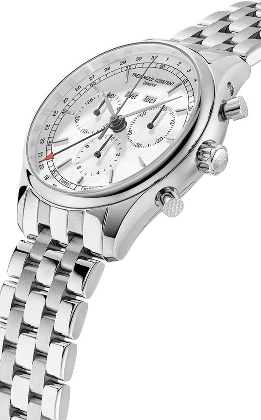 Frederique Constant FC-296SW5B6B Quartz Chronograph Triple Calendar 40mm