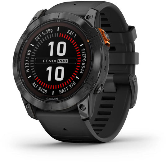 Garmin Fenix 7X Pro Solar Edition Slate Gray with Black Band