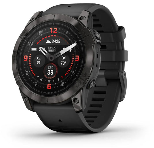 Garmin Epix Pro Gen 2 Sapphire Edition Carbon Gray DLC Titanium with Black Band
