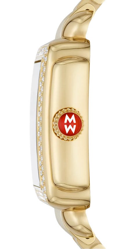 Michele Deco Madison 18K Gold Diamond Watch MWW06T000161