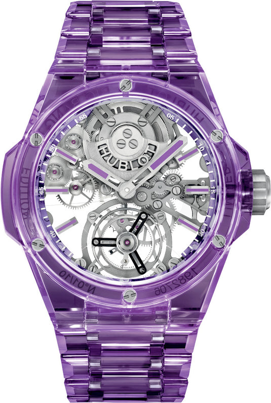 Hublot 455.JM.0120.JM Big Bang Integrated Tourbillon Full Purple Sapphire 43mm