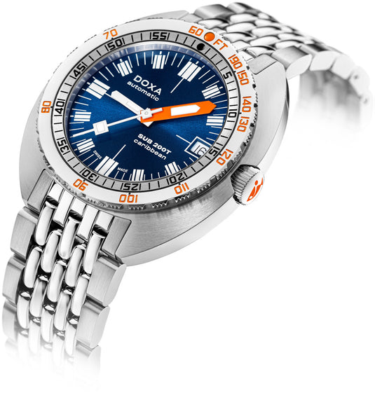 DOXA SUB 200T 804.10.201S.10 Caribbean Sunray Dial