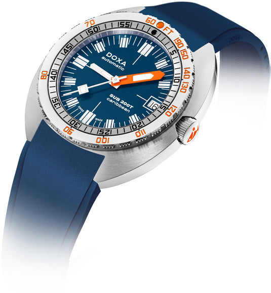 DOXA SUB 200T 804.10.201.32 Caribbean Iconic Dial