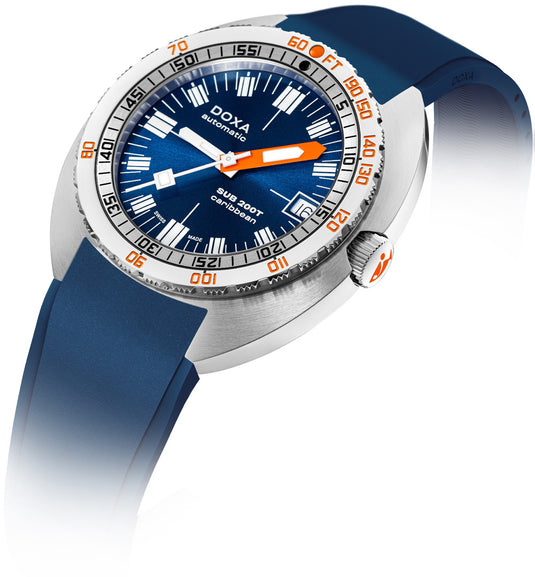 DOXA SUB 200T 804.10.201S.32 Caribbean Sunray Dial